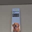 Dematting Comb for Doodles & Poodles, Dual-Sided Comb Tool for Long Curly Haired Dogs, Grooming Brush Kit for Removing Mats and Tangles, Stainless Steel, Beech Wood (Blue)