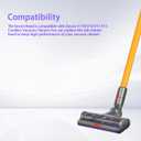 High Torque Brush Head Compatible with V11 V15 V10 V8 V7, Anti-Tangle Brush, Adjustable Suction, Ideal for Cleaning Carpets and Hard Floors