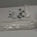 Clear Glass Teardrop Winter Ornaments Crystal Raindrop Hanging Ornaments Crystal Chandelier Drop Pendant Icicles Decorations for Christmas Tree Winter Party Supplies (22 Pcs, 4 Large Size)