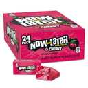 Now & Later Candy, Cherry Flavor, 0.93 Ounce Bars (Pack of 24) (EXP 01/31/28)