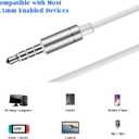 Sleep Headphones, Soft Earphones Wired for Sleeping, Sleep Earpbuds for Side Sleeping, in-Ear Headphones with Mic and Volume Control, Noise-Isolating, Travel, Relaxation (White) (10.8*9*2cm)