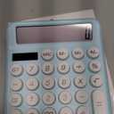 YGANO Electronic Calculator with Jumbo Buttons Blue 