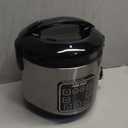AROMA Digital Rice Cooker, 4-Cup (Uncooked) / 8-Cup (Cooked), Steamer, Grain Cooker, Multicooker, 2 Qt, Stainless Steel Exterior, ARC-914SBD