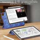 ESR for iPad Pro 11 Inch Case (M5/M4) 2025/2024, Strong Magnetic Attachment, Slim Trifold Stand Case, Supports Pencil Pro and Pencil(USB-C), Tough Protection, Auto Sleep/Wake, Rebound Series, Purple