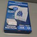 10 Pack 3D Airclean GN Vacuum Bags Compatible with Miele Classic C1, Complete C1, Complete C2, Complete C3, S2, S5, S8 Series Canister Vacuum Cleaner