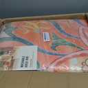 RELEANY Washable Area Rug, Large 10'x14', Pink/Light Pink/Colorful