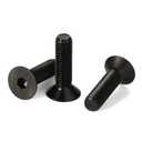 M6-1.0 x 10mm Flat Head Socket Cap Screws Countersunk Bolts, Class 10.9 Black Alloy Steel, DIN 7991, 25 PCS
