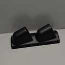 Universal Black 2" 52mm Double 2 Hole Pillar Gauge Pod Holder