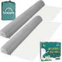 Inflatable Bed Rail for Toddlers 2 Pack - Portable Travel Bed Bumpers for Kids Fits Twin Full Queen King Size Beds - Non-Slip Safety Guard Rails
