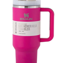Stanley 40 oz Stainless Steel H2.0 Flowstate Quencher Tumbler-Cosmo Pink Valentine's Day