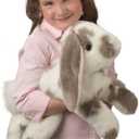 Douglas Ramsey Gray Spotted Bunny Rabbit Plush Stuffed Animal, 18" Long