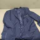 LUPURTY Suits for Men, 3 Piece Men's Suit Slim Fit, Solid Jacket Vest Pants with Tie, One Button Tuxedo Set, 44R/XL