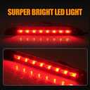 Third 3rd Brake Light LED for 2013-2018 Ford Escape, High Mount Rear Brake Lights Assembly for 13-18 Escape, Waterproof Center Cab Lamp Stop Light (Red)