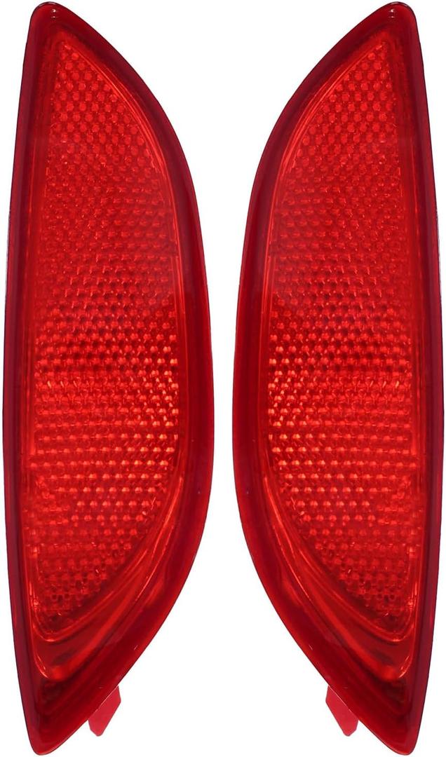 ApplianPar 2Pcs Rear Left and Right Side Bumper Reflector for Hyundai Accent Sedan 2012 2013 2014 2015 2016 2017