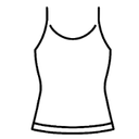 CIDER Women's Plus Size Wrap V Neck Spaghetti Strap Asymmetrical Hem Cami Tank Top XL