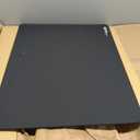 Amazon Basics Large Square Computer Mouse Pad, Cloth and Rubberized Base, 17.7L x 15.7W inches, Black