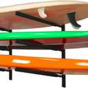 Yes4All Heavy Duty Steel Wall Mount Paddle Board Racks, Surfboard Holder, Suitable for Both Indoor and Outdoor Storage