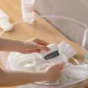 Leakproof Bar Travel Soap Case for Shower, Portable Soap Container,Dish with Lid for Bathroom, Soap Holder Travel with Brush (White)