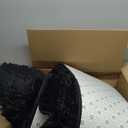 ISEAU Rugs for Living Room Fluffy Area Rug Carpets Soft Shaggy 6x9 Feet Rugs for Bedroom, Fuzzy and Comfy Shag Large Rug for Teen's Dorm Boys Kids Nursery Room Decor, Black