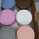 6 Pack Overnight Oats Containers with Lids and Spoons, 16 oz Glass Mason Jars with Airtight Lids, Meal Prep Containers, Overnight Oats Jars for Milk, Cereal, Fruit