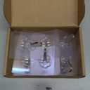 10 Pack Heavy Duty Self Adhesive Wall Hooks, Holds 33lb Max - Transparent Waterproof & Oilproof Hooks for Bathroom, Kitchen, No Drilling Strong Adhesive Holds Towels, Robes, Coats, Utensils