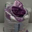 YUSOKI Sherpa Throw Blanket-3D Stylish Design Super Soft Fuzzy Cozy Warm Blanket Thick Plush Fluffy Furry Blankets for Teen Girls Women Couch Bed Sofa Chair Men Boys Gift (Purple,50"x65") (Purple-(without Pillows))