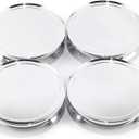 RTRHINOTUNING 4pcs Wheel Center Caps Compatible with Mercedes Benz S300 S350 S600 e350 C240 Honda Ford Hub Caps, OD:75mm(2.95"), ID: 69mm(2.72") Rim Caps (Chrome)