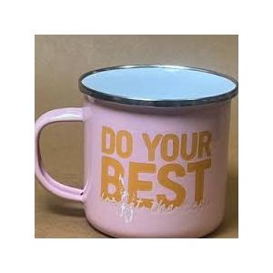 Do Your BEST Funny Bernese Mountain Dog Lover Pet Owner Idea - 12 Oz Pink Stainless Steel Camping Mug