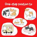 Disposable Dog Diaper Liners Booster Pads for Male & Female Dogs - 150ct | Diaper Inserts fit Most Washable Dog Wraps and Belly Bands,Long