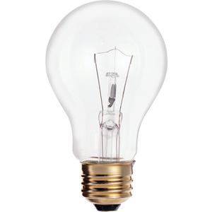 Satco S3940 25 Watt 170 Lumens A19 Incandescent Soft White 2700K Clear Light Bulb, 2-Pack