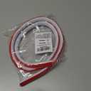 Flexible Quarter Round Molding Double Sided Self Adhesive Peel and Stick Bendable Molding Trim for Floor, Bathrooms, Cabinet Edge, Countertops, Kitchens (39inch)