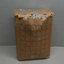 Bedsure King Size Comforter Set, Dusty Blue Boho Tufted Bed Set, 3D Puffy Jacquard Bedding King Size, 3 Pieces, 1 Farmhouse Shabby Chic Embroidery Comforter with Bow Pattern & 2 Pillow Cases