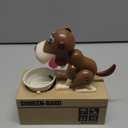 Hungry Dog Piggy Bank, Cute Dogs Steals Coins Like Magic Coin Munching Toy Money Box Birthday Gift for Kids (Brown)
