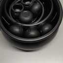 15 in 1 Package (12.8, 9.8, 7.6, 5.7, 2.7) Large Black Plastic Witch Cauldron Kettle - Cauldrons Halloween Pot Candy Holder for Halloween Decor Party Supplies