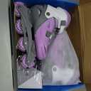 2PM SPORTS Inline Skates with Light Up Wheels, Roller Skates Blades for Boys Girls Kids Ages 5-8 8-12 4-6 6-12, Size Adjustable Beginner Blades Roller Skates (L)