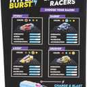 Hyper Burst Battle Racers Orange Axion Car & Launcher | Over 600+ MPH Scale Speed! | Racing Micro Scale Cars and Battle Action Toys | Ages 5+