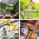 BethTie Black 8 Inch Zip Ties (2500 Pack), 65 LBS Tensile Strength, Self-Locking Nylon PA66 UV Resistant Cable Ties for Indoor and Outdoor Use