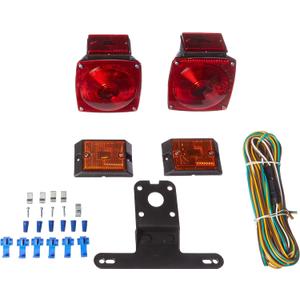 MAXXHAUL 70094 12V Incandescent Trailer Light Kit | Stop, Tail, Brake, Turn Lights | License Plate Light Included | Stud-Mount Design | DOT Compliant | Fits Utility, Cargo, Camper, RV, Truck Trailers