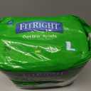 FitRight Extra+ Adult Diapers, Disposable Incontinence Briefs, Leak-Proof Diaper, Absorbent Briefs for Men and Women, Maximum Protection, Large, 44 56 in, 20 Briefs per Bag