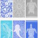 Widdonen Thin Turkish Beach Towel Lightweight Quick Dry Absorbent Cotton Bathroom Bath Pool Swim Towels Extra Large Oversized Sand Free Beach Accessories Essentials Cloud Gifts for Adult