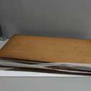 Gashell Wire Shelf Covers, Bamboo Wire Rack Covers for Pantry, Closet (4pcs, 24" W x 12" D)