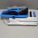 Pool Cleaning Kit Full Set - 17.5'' Self-Repair Pool Nylon Net Fine Mesh & 17.5'' Detachable Rounded End Pool Brush & 10 Ft Pool Pole, for Above Ground In-ground Pools, Spas, Hot Tubs