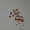10PCS Wood Knobs Flat Top Round Cabinet Knobs 1.39"(35mm) Unfinished Wooden Dresser Drawer Pulls Kitchen Cabinet Handles