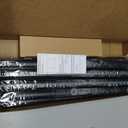 1 Diameter Curtain Rods Itself is 30 to 144 inch 1 Pack Fit 30-142 inch, 66 to 120 inch Window with Heavy Duty Adjustable Rod Matte Black Splicing Metal Extra Long Curtain Rod for Windows