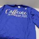 Funny Nurse, Healthcare Workers Quote Caffeine PO Q4H PRN Sweatshirt XL, Navy Blue