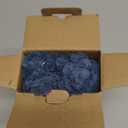 MIULEE Pack of 2 Corduroy Decorative Throw Pillow Covers 16x16 Inch Soft Boho Striped Pillow Covers Modern Farmhouse Home Decor for Summer Coastal Sofa Living Room Couch Bed Blue