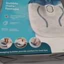 Homedics Bubble Mate Foot Spa, Toe Touch Controlled Foot Bath with Invigorating Bubbles and Splash Proof, Raised Massage Nodes and Removable Pumice Stone