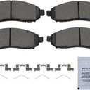 HUSCH D1094 Front Ceramic Brake Pads Kit Fit For Chevrolet City Express 2015-2018, For Nissan Frontier 2005-2024, For LEAF 2011-2014, For NV200 2013-2021, For Pathfinder 2005-2012