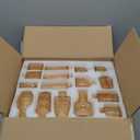 12 Pcs Small Glass Bud Vase Set ofMini Vintage Vases in Bulk, Clear Bud Vases for Centerpieces Rustic Wedding DecorationsHome Table Flower Dcor. (Transparent)