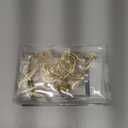 CHICTIE Gold Shower Curtain Hooks, Rustproof Shower Curtain Rings for Bathroom, Metal Shower Hooks for Shower Curtain Rod, Modern Decorative Shower Curtain Hangers Set of 12, Round Heavy Duty Design